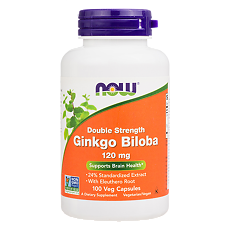 Изображение товара Now Гинкго билоба Плюс / Ginkgo Biloba капсулы массой 500 мг 100 шт