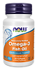 Now Омега-3 / Omega-3 1000 мг капсулы массой 1382 мг 30 шт