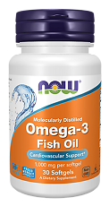Изображение товара Now Омега-3 / Omega-3 1000 мг капсулы массой 1382 мг 30 шт