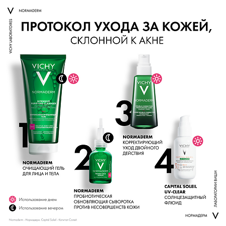 Vichy Normaderm Phytosolution гель очищающий для умывания 200 мл 1 шт