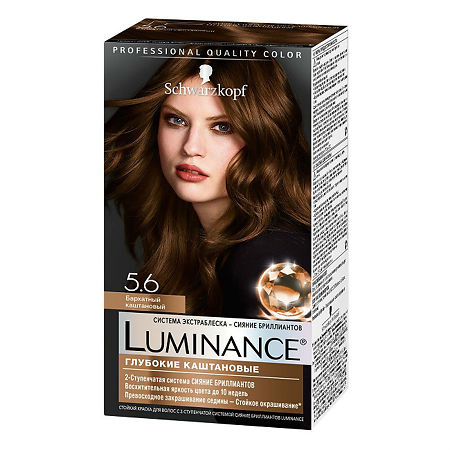 Люминансе (Luminance) Color Краска для волос 5.6 Бархатный каштановый 165 мл 1 шт