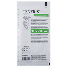 Купить Лейкопластырь Teneris фиксирующий на нетканой основе 10х20 см 1 шт цена