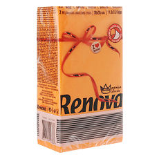 Купить Renova Салфетки бумажные двухслойные Red Label Orange 25 шт цена