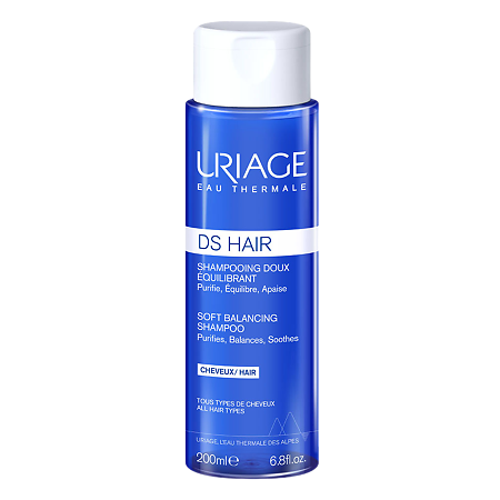 Uriage DS Hair Мягкий балансирующий шампунь для волос флакон 200 мл 1 шт