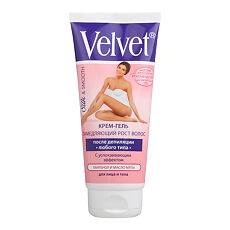 Купить Velvet Крем-гель замедляющий рост волос после депиляции с успокаивающим эффектом 200 мл 1 шт цена