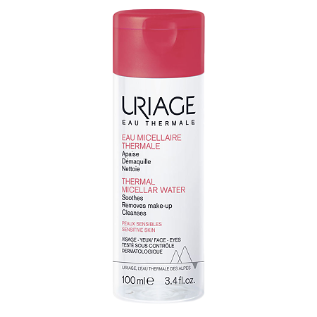 Изображение товара Uriage Thermal Micellar Water Мицеллярная вода очищающая для чувствительной кожи лица и контура глаз 100 мл 1 шт