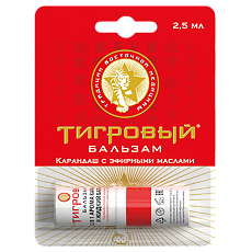 Купить Тигровый бальзам карандаш с эфирными маслами 2,5 мг 1 шт цена