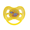 Canpol Пустышка круглая латексная 0-6 Space желтая 1 шт