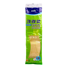 Купить Clean Wrap Перчатки из натур латекса для работы с продуктами бежевые р.L 1 пара 1 уп цена