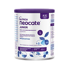Купить Неокейт Джуниор/Neocate Junior сухая смесь на основе аминокислот с 12+ мес банка 400 г 1 шт цена