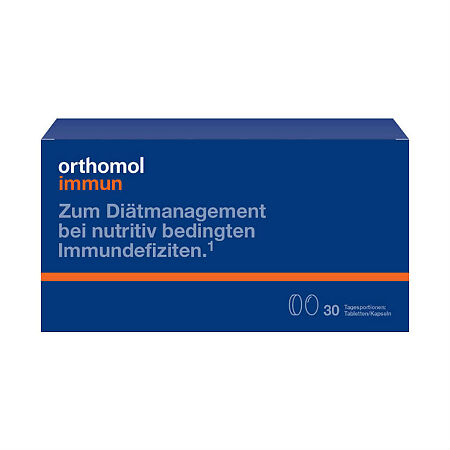 Orthomol Immun+/Ортомол Иммун плюс набор таблетки+капсулы курс 30 дней 1 уп