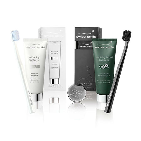 Изображение товара Набор для отбеливания и восстановления зубов Swiss Smile День и Ночь