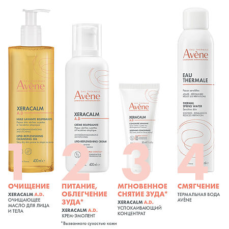 Avene XeraCalm A.D Крем липидовосполняющий 400 мл 1 шт