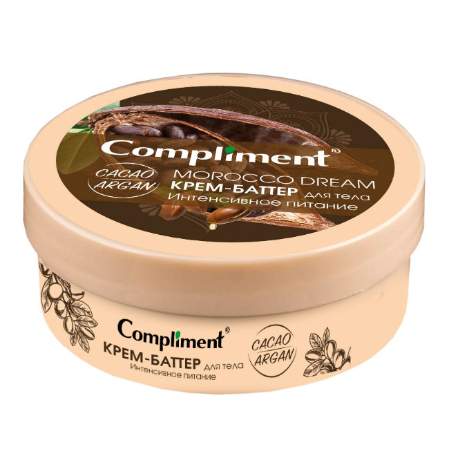 Изображение товара Compliment Крем-баттер для тела Morocco Dream 200 мл интенсивное питание и увлажнение Изображение товара Compliment Крем-баттер для тела Morocco Dream 200 мл интенсивное питание и увлажнение