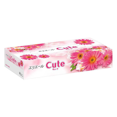 Elleair Салфетки бумажные Cute коробка 160 шт