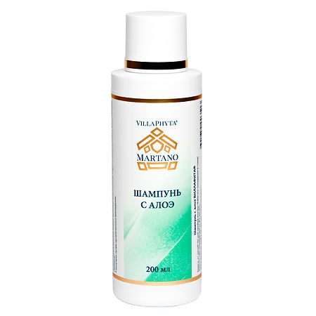 Villaphyta Шампунь для волос с алоэ 200 мл 1 шт