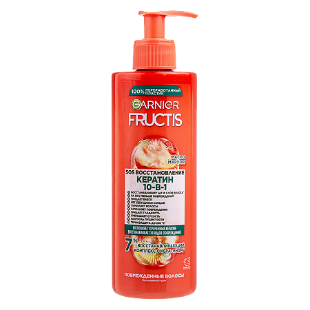 Изображение товара Garnier Комплексный несмываемый уход SOS Спасатель волос 10 в 1 400 мл 1 шт