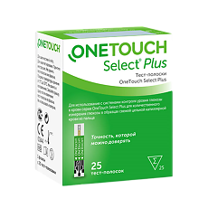 Купить Тест-полоски OneTouch Select Plus 25 шт цена