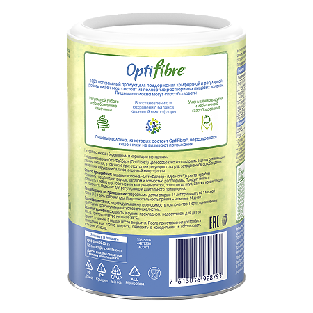 Оптифайбер порошок банка по 250 г 1 шт