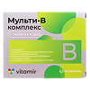 Мульти В-комплекс Витамир для нервной системы, волос и ногтей таблетки массой 560 мг 30 шт