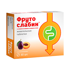 Купить Фрутослабин жевательные таблетки массой 600 мг 30 шт цена