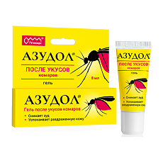 Купить Азудол гель после укусов комаров туба 8 мл 1 шт цена