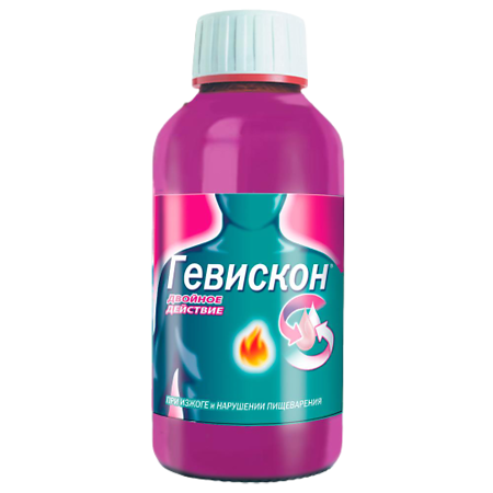 Изображение товара Гевискон Двойное Действие суспензия мятная 300 мл для снижения изжоги