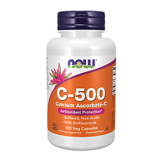 Купить Now Foods Витамин С-500 капсулы массой 828 мг 100 шт цена