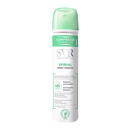 SVR Спириал/Spirial Spray Vegetal Дезодорант растительный спрей 75 мл 1 шт