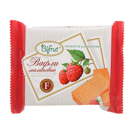 Bifrut Вафли малиновые на фруктозе 60 г 1 шт