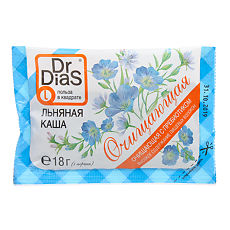 Купить Dr.DiaS Каша льняная Очищающая с пребиотиком инулином 18 г 1 шт цена