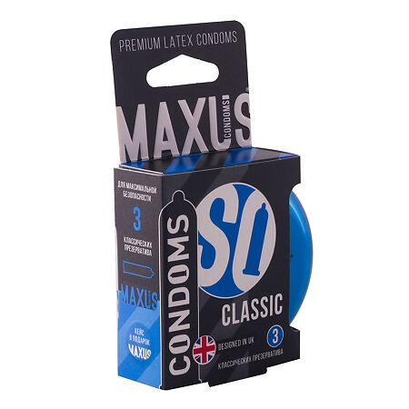 MAXUS Презервативы Classic классические 3 шт