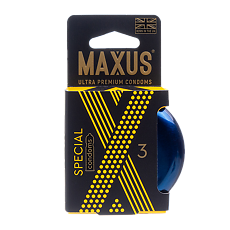 Купить MAXUS Презервативы Special текстурированные 3 шт цена