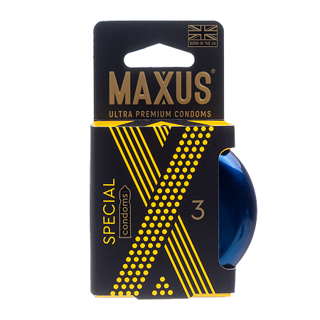 MAXUS Презервативы Special текстурированные 3 шт