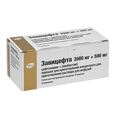 Купить Завицефта порошок д/приг концентрата д/приг раствора для инфузий 2000 мг+500 мг 10 шт цена