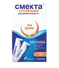 Купить Смекта суспензия для приема внутрь 3 г вкус карамель-какао пак 8 шт цена