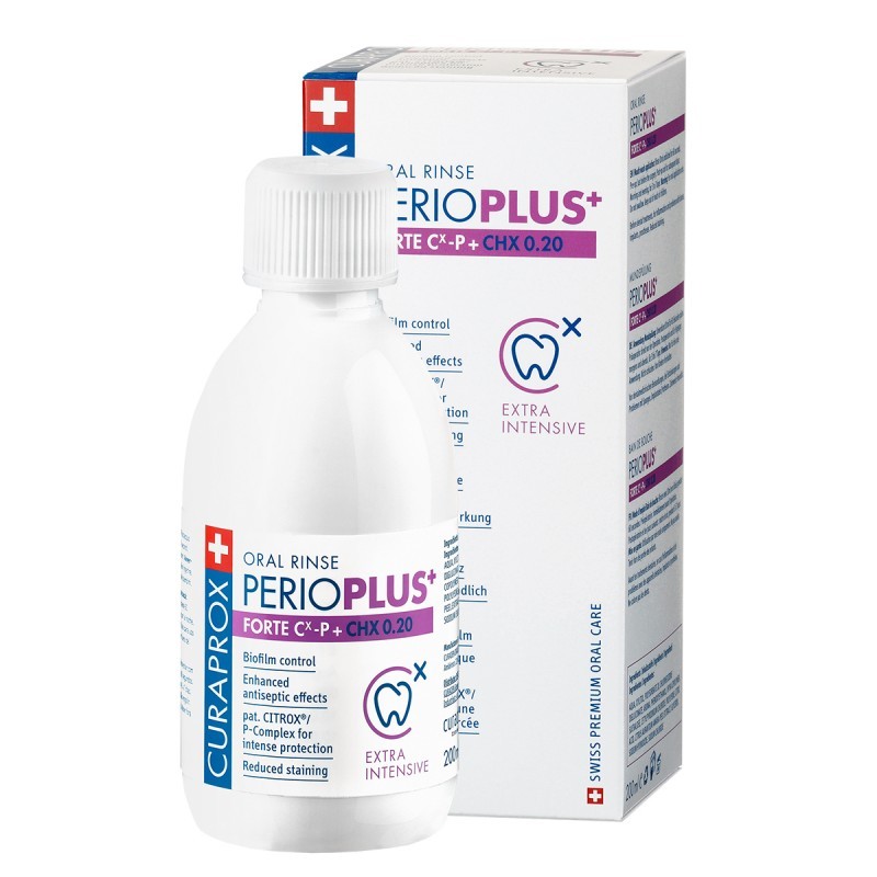 Изображение товара Curaprox Perio Plus Forte Жидкость ополаскиватель CHX 0,20% 200 мл