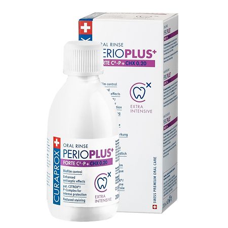 Изображение товара Curaprox Perio Plus Forte Жидкость - ополаскиватель CHX 0,20% 200 мл 1 шт