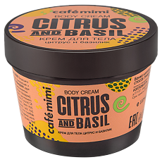 Купить Cafe Mimi Крем для тела цитрус и базилик 110 мл 1 шт цена