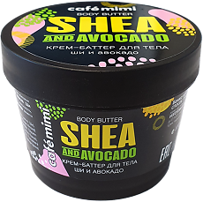 Купить Cafe Mimi Крем-баттер для тела ши и авокадо 110 мл 1 шт цена