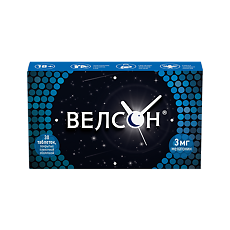 Изображение товара Велсон таблетки покрыт.плен.об. 3 мг 30 шт
