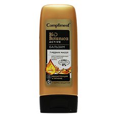 Изображение товара Compliment Biobotanica active Бальзам 7 редких масел для поврежденных и секущихся волос 200 мл 1 шт