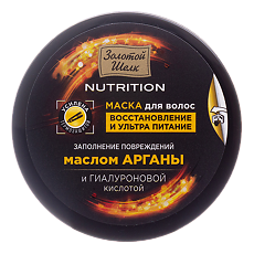 Купить Золотой Шелк Маска для волос Nutrition восстановление и ультра питание Nutrition 180 мл 1 шт цена