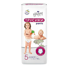 Изображение товара Bella Подгузники-трусики детские Baby Happy Junior 11-18 кг 40 шт