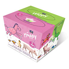 Купить Bella Платочки универсальные Baby Happy детские двухслойные Свинка 40+40 шт. 1 уп цена