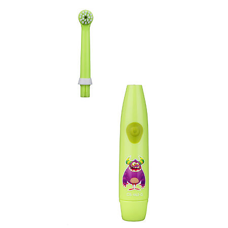 Зубная щетка электрическая звуковая CS Medica CS-462-G Kids зеленая, 1 шт