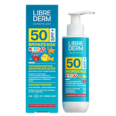 Изображение товара Либридерм (Librederm) Bronzeada Солнцезащитное молочко SPF50+ для детей 6+ 150 мл 1 шт
