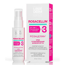 Купить Либридерм (Librederm) Rosacellin Крем дневной успокаивающий SPF30 50 мл 1 шт цена