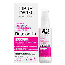 Изображение товара Либридерм (Librederm) Rosacellin Крем дневной успокаивающий SPF30 50 мл 1 шт