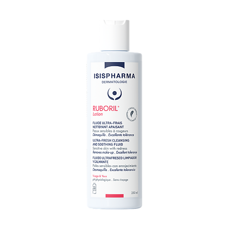 Изображение товара IsisPharma Ruboril Lotion Лосьон успокаивающий и очищающий для чувствительной кожи 250 мл 1 шт